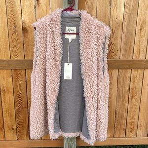 Dylan Faux Fur Vest, XL, NWT